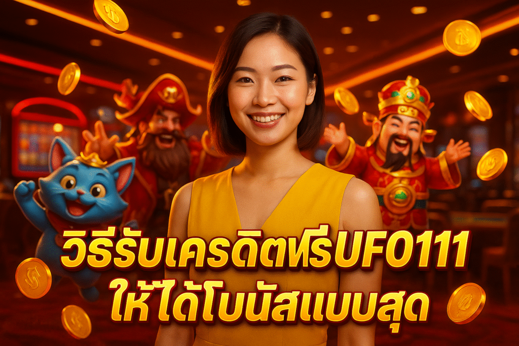 วิธีรับเครดิตฟรี UFO111 ให้ได้โบนัสแบบสุด