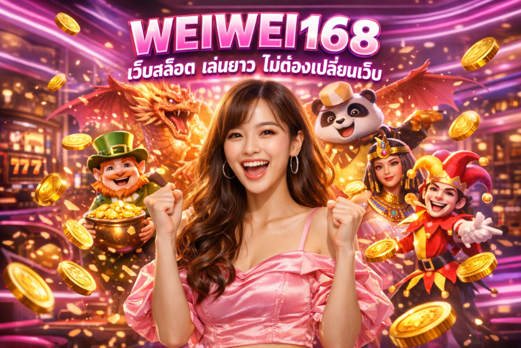 WEIWEI168 เว็บสล็อต เล่นยาว ไม่ต้องเปลี่ยนเว็บ